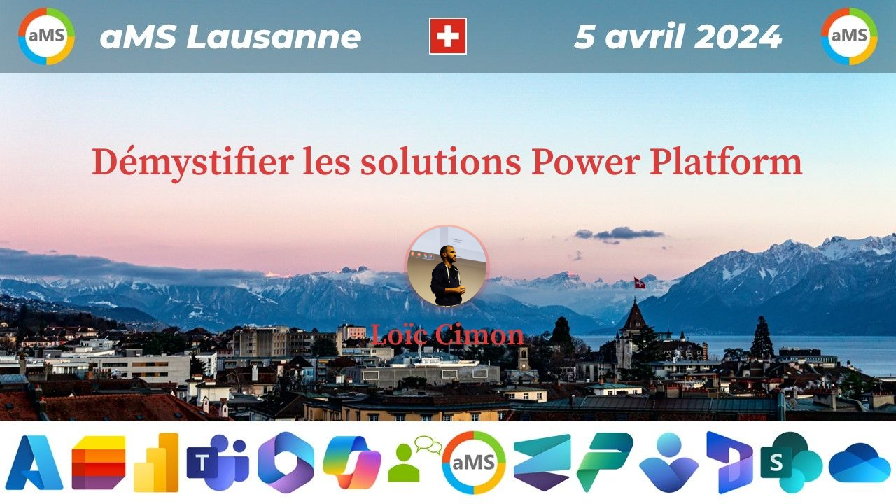 Affiche de l'aMS Lausanne 2024