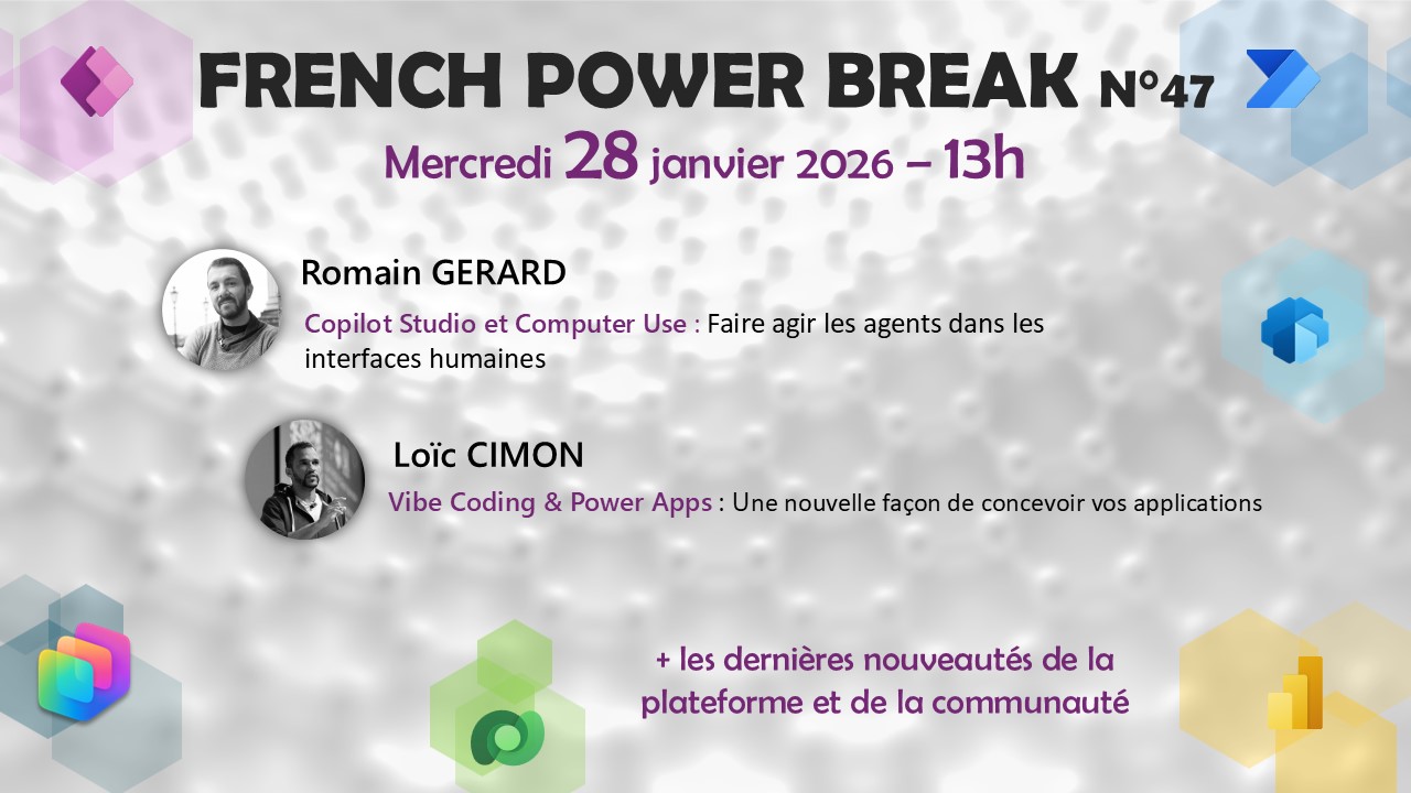 Affiche du French Power Break Janvier 2026